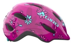 Giro Scamp Kinder Fahrradhelm - Pink Street Sugar Daisies -Günstig Fahrradzubehör 200165047 Giro Scamp pink street sugar daisies left