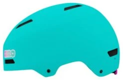 Giro Dime FS Kinder-Skatehelm - Matte Screaming Teal -Günstig Fahrradzubehör 200184025 giro dime fs youth matte screaming teal left