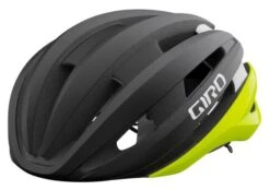 Giro Synthe MIPS II Rennradhelm - Mat Black Fade/highlight Yellow -Günstig Fahrradzubehör 200255004 Giro Synthe MIPS road helmet matte black fade highlight yellow hero main