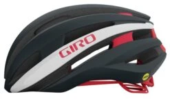 Giro Synthe MIPS II Rennradhelm - Mat Portaro Grey/white/red