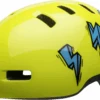 Bell Lil Ripper Kinder Fahrradhelm - Hi-viz/blue Bolt -Günstig Fahrradzubehör 210208015 bell lil ripper youth helmet bolt gloss hi viz main