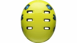 Bell Lil Ripper Kinder Fahrradhelm - Hi-viz/blue Bolt -Günstig Fahrradzubehör 210208015 bell lil ripper youth helmet bolt gloss hi viz top