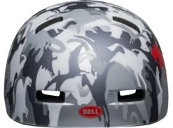 Bell Lil Ripper Kinder Fahrradhelm - Camosaurus -Günstig Fahrradzubehör 210208027 bell lil ripper camosaurus matte gray silver front