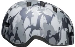 Bell Lil Ripper Kinder Fahrradhelm - Camosaurus -Günstig Fahrradzubehör 210208027 bell lil ripper camosaurus matte gray silver right
