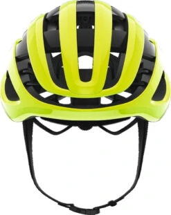ABUS AirBreaker Rennradhelm - Neon Yellow -Günstig Fahrradzubehör 81738 AirBreaker neon yellow front 3