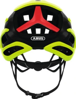 ABUS AirBreaker Rennradhelm - Neon Yellow -Günstig Fahrradzubehör 81738 AirBreaker neon yellow rear 3