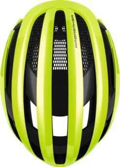 ABUS AirBreaker Rennradhelm - Neon Yellow -Günstig Fahrradzubehör 81738 AirBreaker neon yellow top 3