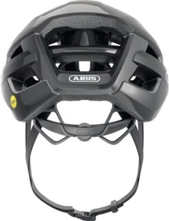 ABUS Powerdom Mips Rennradhelm - Black Shiny -Günstig Fahrradzubehör 91924 POWERDOME MIPS SHINY BLACK REAR CMYK