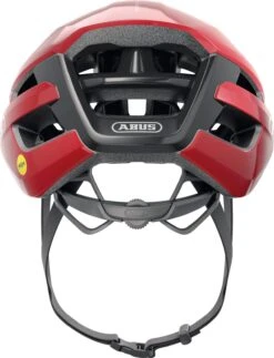 ABUS Powerdom Mips Rennradhelm - Blaze Red Shiny -Günstig Fahrradzubehör 91965 POWERDOME MIPS BLAZE RED REAR CMYK