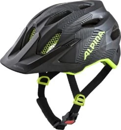 Alpina Carapax Jr. Fahrradhelm - Black Neon Yellow