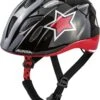 Alpina Ximo Flash Kinder Fahrradhelm - Black Red White Star -Günstig Fahrradzubehör A9710 X 30 Main