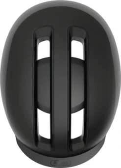 ABUS HUD-Y City- Fahrradhelm - Velvet Black -Günstig Fahrradzubehör Abus Hud y city stadt fahrradhelm ebike helm flower velvet black 4