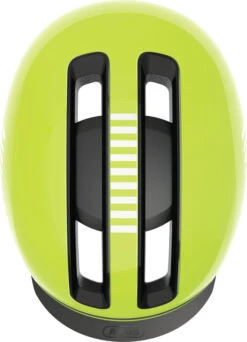 ABUS HUD-Y City- Fahrradhelm - Signal Yellow -Günstig Fahrradzubehör Abus Hud y city stadt fahrradhelm ebike helm signal yellow 4