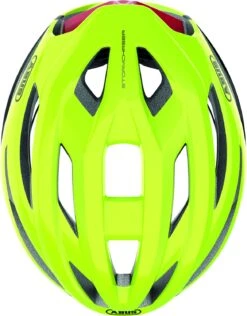 ABUS Stormchaser Rennradhelm - Neon Yellow -Günstig Fahrradzubehör Abus STORMCHASER Rennradhelm neon yellow 4