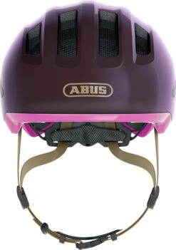 ABUS Smiley 3.0 ACE LED Kinder-Fahrradhelm - Royal Purple Shiny -Günstig Fahrradzubehör Abus Smiley 3 0 Ace kinder fahrradhelm royal glossy 1