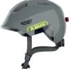 ABUS Smiley 3.0 ACE LED Kinder-Fahrradhelm - Shiny Grey 2 ABUS Smiley 3.0 ACE LED Kinder-Fahrradhelm - Shiny Grey -Günstig Fahrradzubehör Abus Smiley 3 0 Ace kinder fahrradhelm shiny grey 0