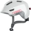 ABUS Smiley 3.0 ACE LED Kinder-Fahrradhelm - White Shiny -Günstig Fahrradzubehör Abus Smiley 3 0 Ace kinder fahrradhelm shiny white 0