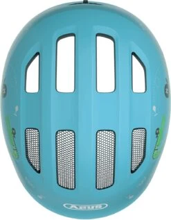 ABUS Smiley 3.0 Kinder-Fahrradhelm - Blue Croco Shiny -Günstig Fahrradzubehör Abus Smiley 3 0 kinder fahrradhelm blue croco shiny 4