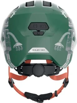 ABUS Smiley 3.0 Kinder-Fahrradhelm - Green Robo Shiny -Günstig Fahrradzubehör Abus Smiley 3 0 kinder fahrradhelm green robo 3