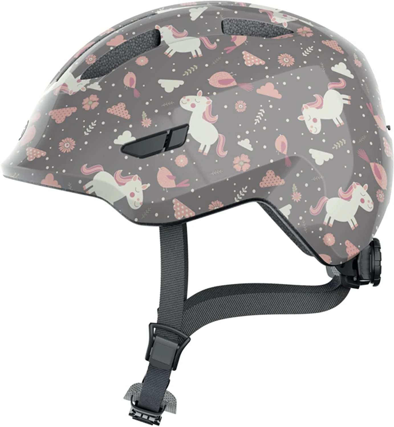 ABUS Smiley 3.0 Kinder-Fahrradhelm - Grey Horse 3 ABUS Smiley 3.0 Kinder-Fahrradhelm - Grey Horse