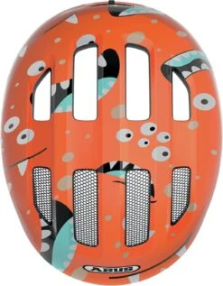 ABUS Smiley 3.0 Kinder-Fahrradhelm - Orange Monster 9 ABUS Smiley 3.0 Kinder-Fahrradhelm - Orange Monster -Günstig Fahrradzubehör Abus Smiley 3 0 kinder fahrradhelm orange monster 4