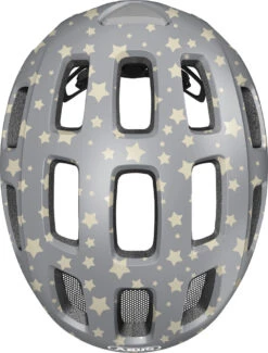 ABUS Youn-I 2.0 Junior-Fahrradhelm - Grey Star -Günstig Fahrradzubehör Abus Youn I 2 0 Kinderfahrradhelm grey star 4