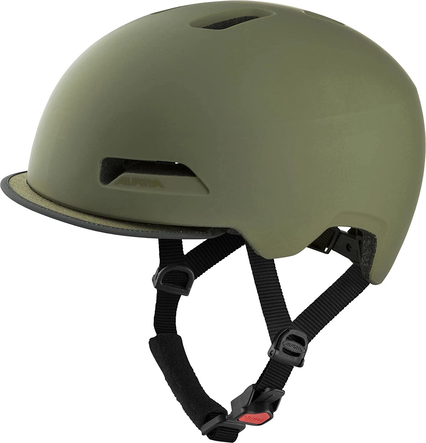 Alpina Brooklyn City Fahrradhelm - Olive Matt 3 Alpina Brooklyn City Fahrradhelm - Olive Matt