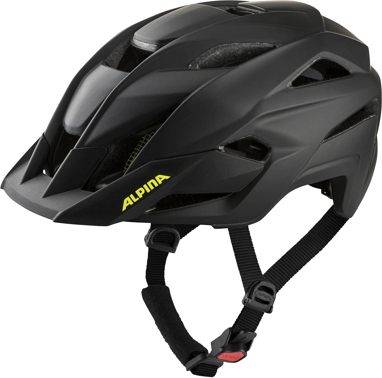 Alpina Kamloop Fahrradhelm - Black Neon Yellow Matt 3 Alpina Kamloop Fahrradhelm - Black Neon Yellow Matt