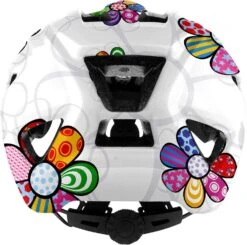 Alpina Pico Kinder Fahrradhelm - Pearlwhite Flower (glänzend) -Günstig Fahrradzubehör Alpina Pico Kinder Fahrradhelm white flower 4