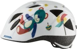 Alpina Ximo Kinder Fahrradhelm - White Bear Gloss -Günstig Fahrradzubehör Alpina ximo Kinderfahrradhlem white bear Gloss 3