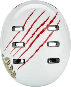 Bell Lil Ripper Kinder Fahrradhelm - Gloss White Grizzly -Günstig Fahrradzubehör Bell Littly Ripper Kinderfahrradhelm gloss white grizzly 6