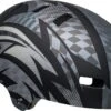 Bell Local Skaterhelm & Fahrradhelm-matte Black Grey Psycho -Günstig Fahrradzubehör Bell Local Skat Helm Fahrradhelm Skater black grey psycho 1