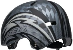 Bell Local Skaterhelm & Fahrradhelm-matte Black Grey Psycho -Günstig Fahrradzubehör Bell Local Skat Helm Fahrradhelm Skater black grey psycho 6