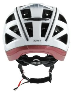 CASCO Activ 2 Fahrradhelm - Weiss Englisch Rose -Günstig Fahrradzubehör CASCO ACTIV2 White EnglishRose shiny back rgb 300dpi 04 0871