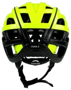 CASCO Cuda 2 Fahrradhelm - Neongelb-glanz -Günstig Fahrradzubehör CASCO CUDA2 NeonYellow Shiny back rgb 04 1641