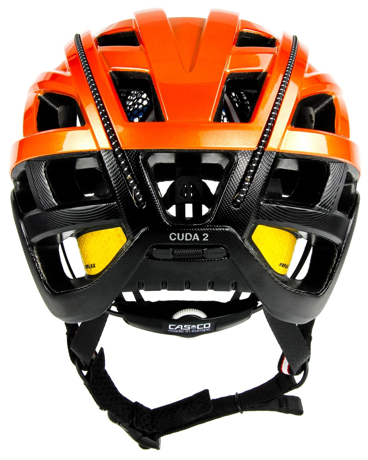 CASCO Cuda 2 Fahrradhelm - Orange-glanz 5 CASCO Cuda 2 Fahrradhelm - Orange-glanz – Bild 3