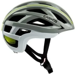 CASCO Cuda2 Strada Rennradhelm - Grau-weiss Neon Glanz