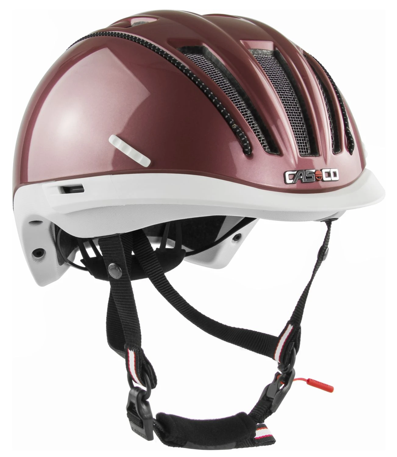 CASCO Roadster Fahrradhelm Ohne Visier - Englisch Rose Weiss 4 CASCO Roadster Fahrradhelm Ohne Visier - Englisch Rose Weiss – Bild 2