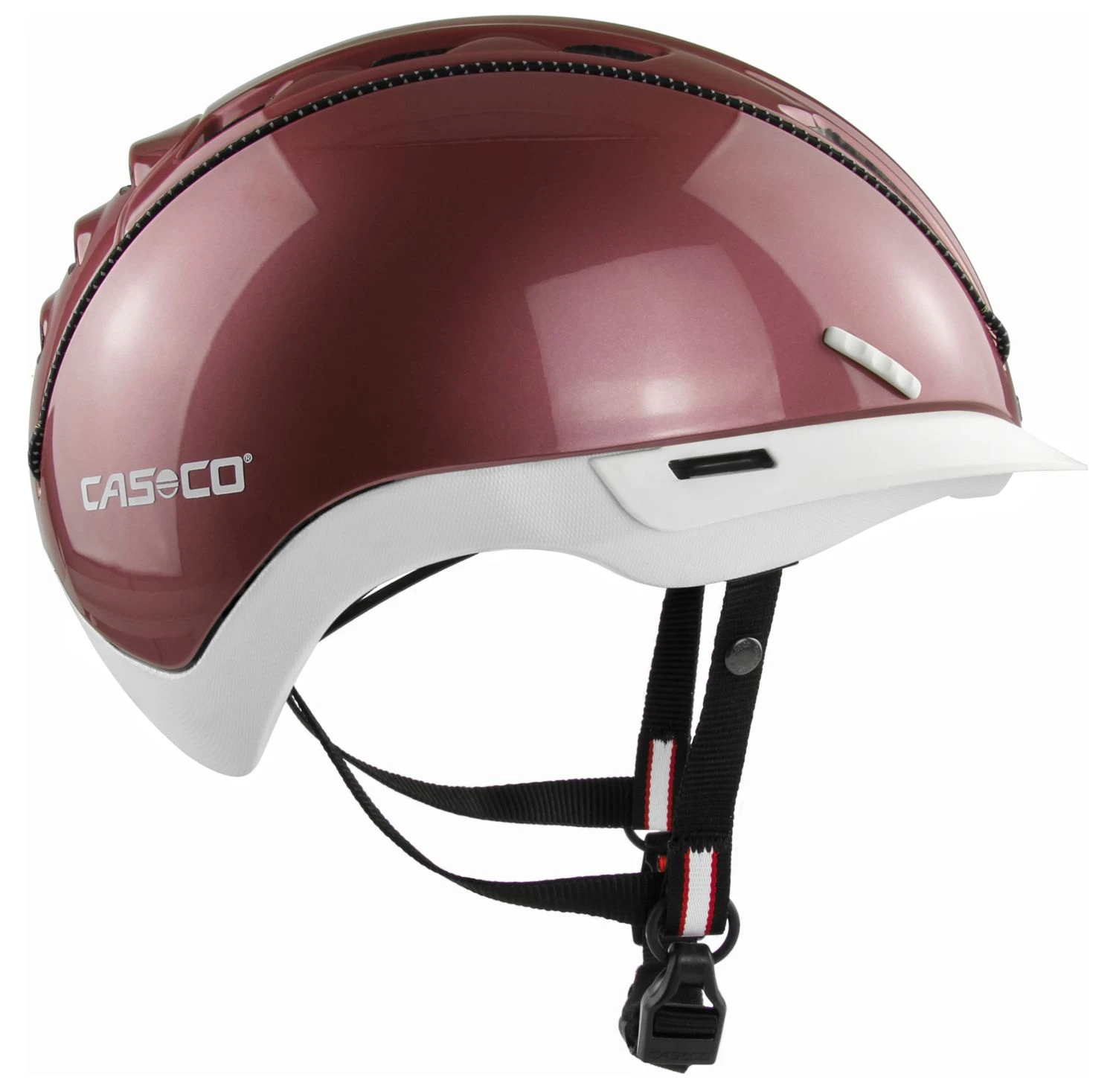 CASCO Roadster Fahrradhelm Ohne Visier - Englisch Rose Weiss 3 CASCO Roadster Fahrradhelm Ohne Visier - Englisch Rose Weiss