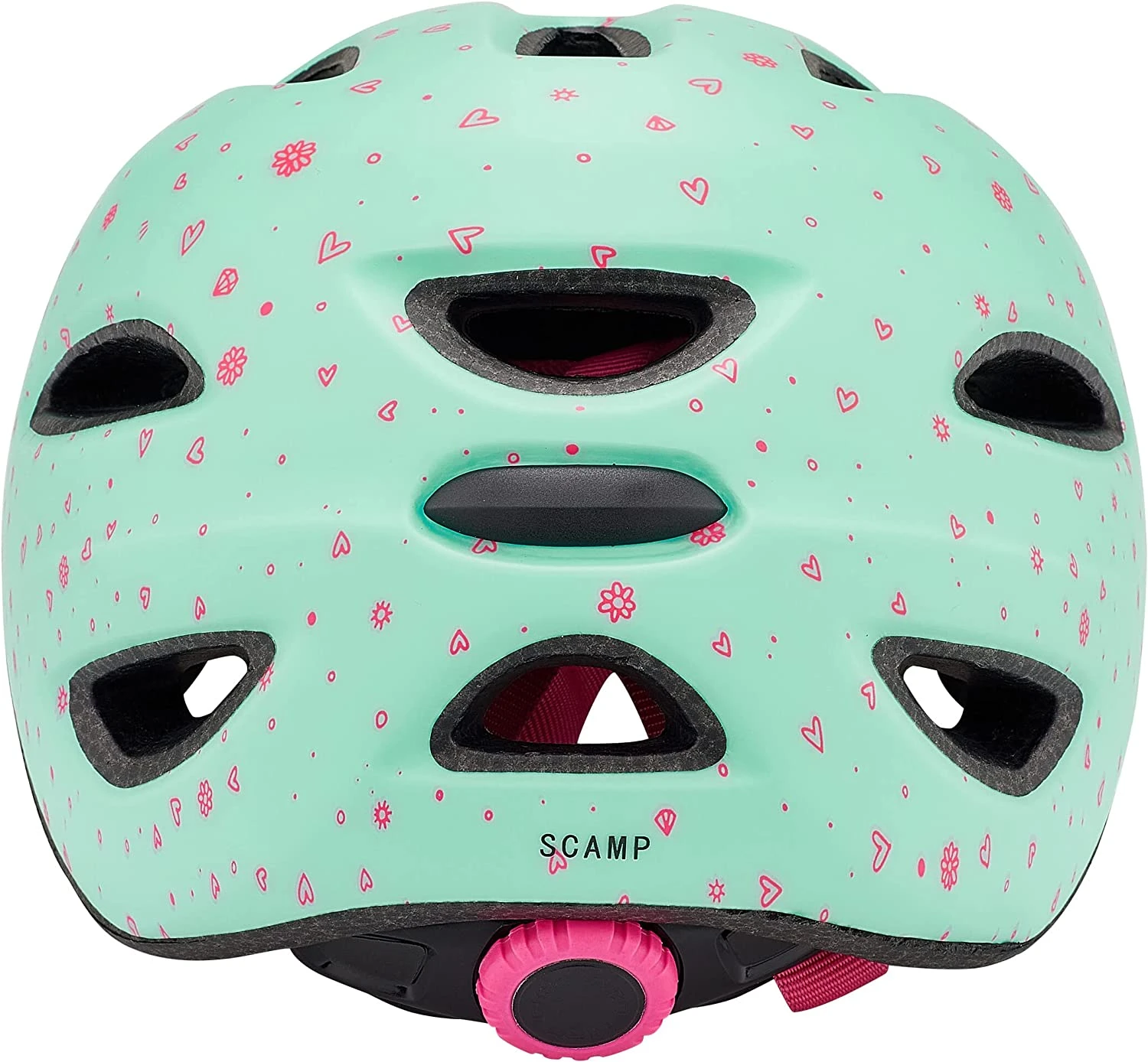 Giro Scamp Kinder Fahrradhelm - Matte Screaming Teal 7 Giro Scamp Kinder Fahrradhelm - Matte Screaming Teal – Bild 5