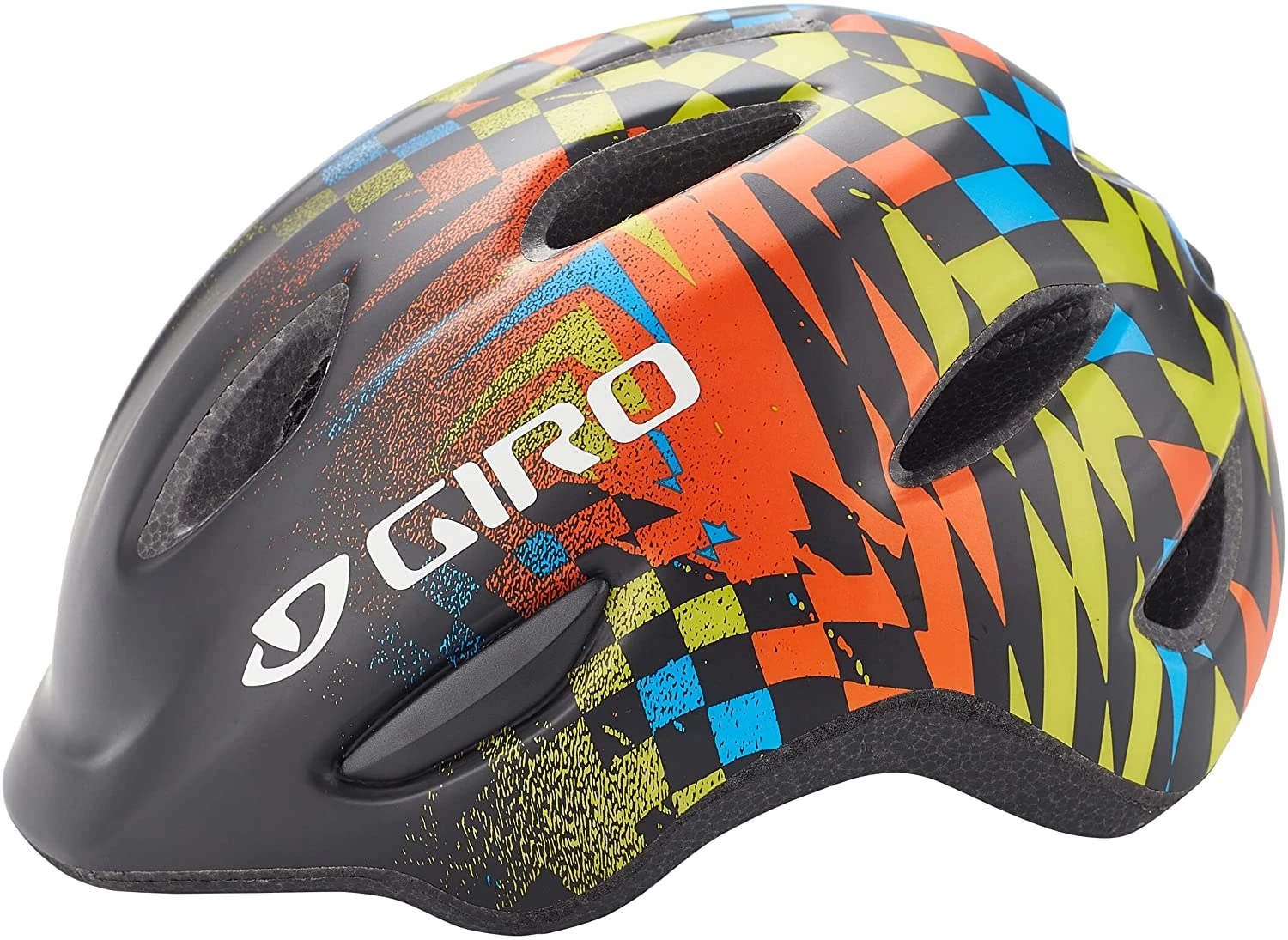 Giro Scamp Kinder Fahrradhelm - Matte Black Check Fade 4 Giro Scamp Kinder Fahrradhelm - Matte Black Check Fade – Bild 2