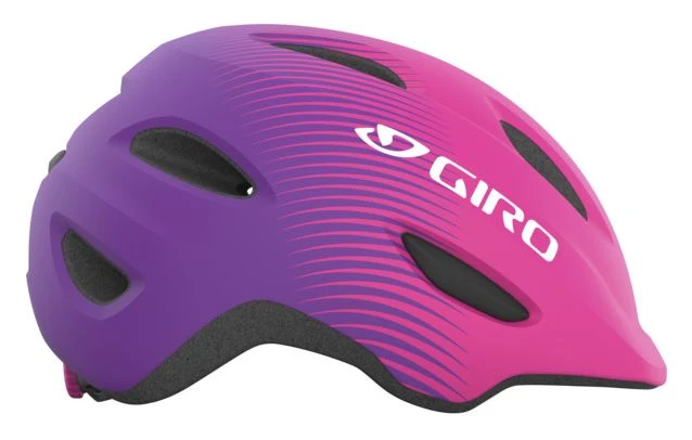 Giro Scamp Kinder Fahrradhelm - Mat Bright Pink/purple Fade 4 Giro Scamp Kinder Fahrradhelm - Mat Bright Pink/purple Fade – Bild 2