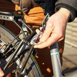 Helmtüte - Helmtasche Mit Diebstahlschutz -Günstig Fahrradzubehör Helmtuete helmschloss fahrradhelm anschliessen 5