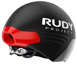 Rudy Project The Wing Triathlon/Timetrail Helmet - Black Matte -Günstig Fahrradzubehör Rudy Project Aero Triathlon Helmet Helm The wing black red hl730010 5