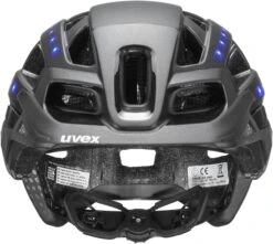 Uvex Finale 2.0 Light Fahrradhelm-black-silver Mat -Günstig Fahrradzubehör S41004302 uvex finale light 2 0 Fahrradhelm mit LED Licht Sensor black mat 2a