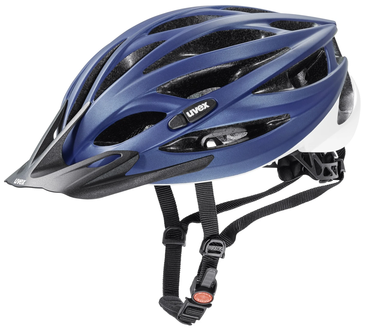 Uvex Oversize XXL Fahrradhelm - Blue White Mat 3 Uvex Oversize XXL Fahrradhelm - Blue White Mat