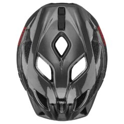 Uvex Active Fahrradhelm - Anthracite Red -Günstig Fahrradzubehör uvex active anthracite red shiny S4104310215 5