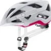 Uvex City Active Fahrradhelm - Papyrus-neon Pink Mat