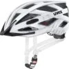 Uvex City I-vo Fahrradhelm - White Black Mat -Günstig Fahrradzubehör uvex city i vo white black mat Fahrradhelm mit Ruecklicht 1