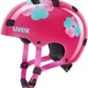 Skaterhelm Uvex Kid 3 - Pink Flower -Günstig Fahrradzubehör uvex fahrradhelm kid 3 kinderhelm pink flower 1